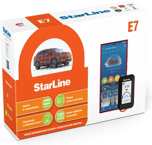 Упаковка StarLine E7 LTE GPS